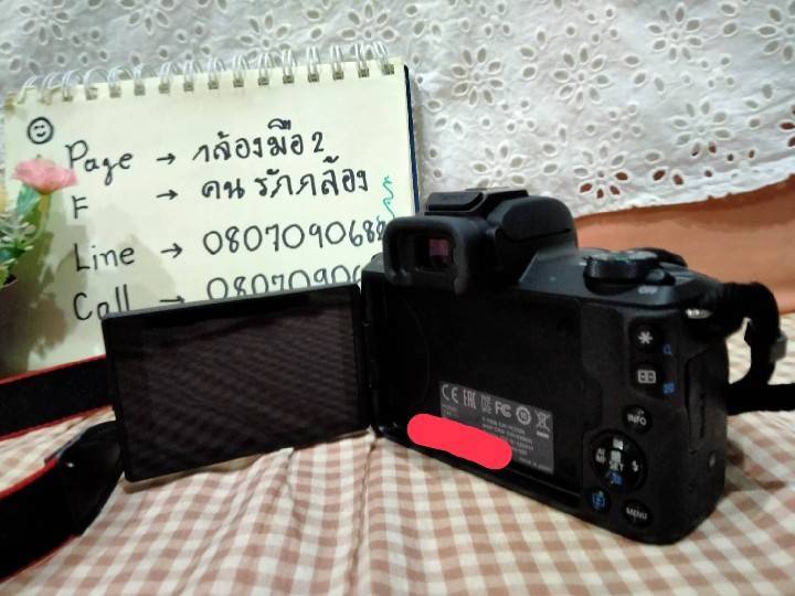 Canon M50 พร้อมเลน์ กล้องดี กล้องดี ถ่ายจากสินค้าจริง สภาพตามรูปเลยค๊า 